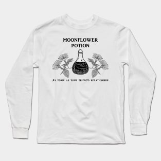 Moonflower potion (black) Long Sleeve T-Shirt